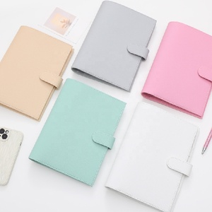 Biểu tượng tùy chỉnh A5 da ràng buộc chất kết dính mini Loose-Leaf nộp hồ sơ sản phẩm - Product Image 1