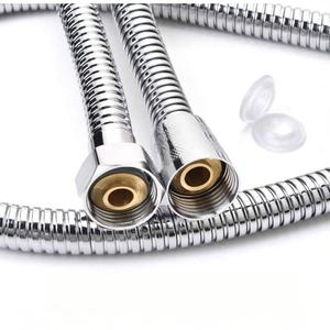 Tuyau de <span class=keywords><strong>douche</strong></span> <span class=keywords><strong>flexible</strong></span> anti-emmêlement, ajustement universel, en acier inoxydable - Product Image 1