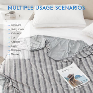Manta Refrigerante Tamaño Queen, Doble Cara, Ecológica, Portátil, de Poliéster/Nailon, Certificada Oeko-Tex, Transpirable y Ligera para Verano - Product Image 2