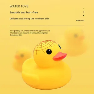 Little Yellow Duck <b>Bath</b> Stress Relief Squeeze Sound Water Play Swimming Toy Children's Plastic PVC Customized - Product Image 5