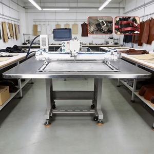 BY-6040 Programmable Industrial Sewing Machine, 60x40cm Sewing Area, Auto <b>Thread</b> Trimmer for Leatherette & Heavy Materials - Product Image 1