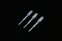 Burette Pasteur quantitative stérile jetable en PE transparent à double bulbe avec capacité de 0,1 ml à 10 ml