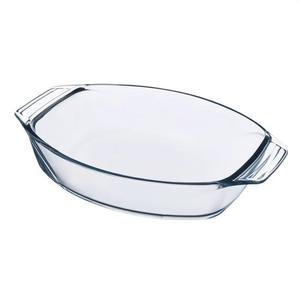 Pirofila en verre borosilicate (38x27x7cm) ovale transparente 412B000 7644 - Product Image 3