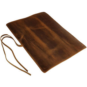 Ensemble de rouleaux de couteaux en cuir véritable professionnel sac de <span class=keywords><strong>couteau</strong></span> robuste sac de porte-<span class=keywords><strong>couteau</strong></span> de chef organisateur de stockage d'outils de cuisine - Product Image 3