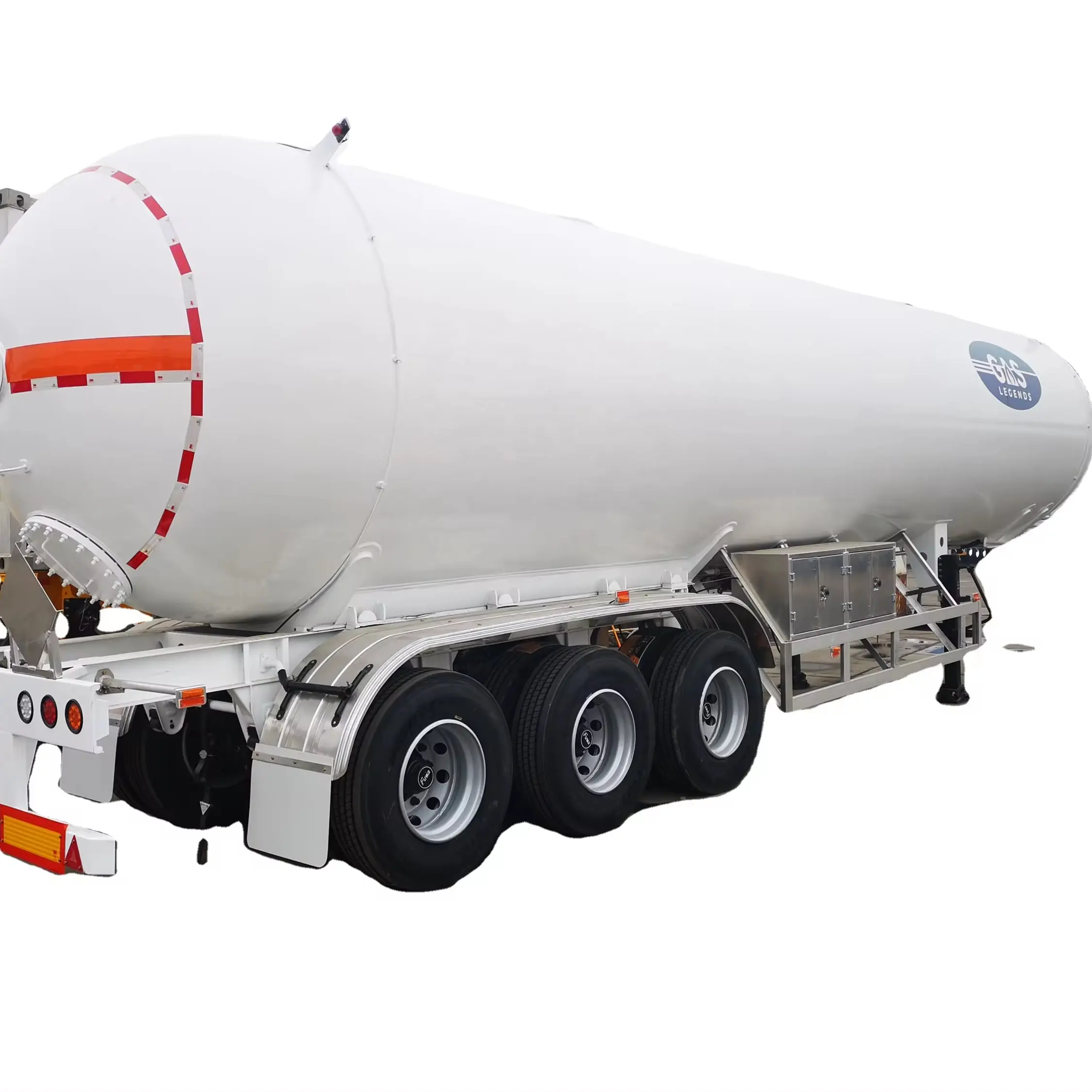 2024 semi-reboque de caminhão de transporte de armazenamento de gás GLP de alto grau de segurança para venda