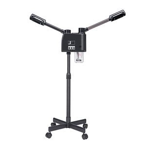 フェイススチーマー2025プロ用ブラックデジタル液晶画面フェイシャルスチーマーオゾン気化器コールド & ホットダブルジェットフェイススチーマー - Product Image 6