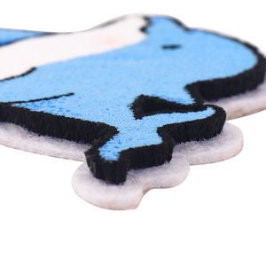 Tùy Chỉnh Tự Dính 3D Thêu Logo Vá Động Vật Cá Heo Bàn Chải Đánh Răng Thêu Vải Cho Hat Trang Trí Nội Thất Chủ Yếu Vải Ren - Product Image 3