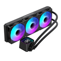 Refroidisseur liquide pour processeur AIO LOVINGCOOL, prix d'usine OEM, 120/240/360 mm, avec affichage de la température, ventilateur ARGB PWM, système de refroidissement du processeur de bureau