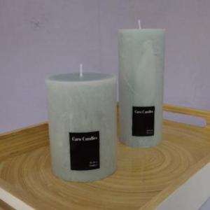 Caro RUSTIC <b>Paraffin</b> Pillar Candle-Various Colors - Product Image 4