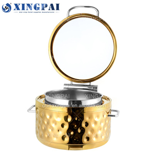 XINGPAI-calentador de sopa para hotel y <span class=keywords><strong>restaurante</strong></span>, tetera dorada de lujo con tapa de vidrio, 11 L - Product Image 5