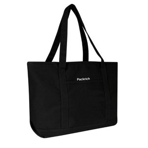 オリジナルロゴ入りキャンバスショルダーバッグ | 高級メッセンジャーバッグ | 印刷対応プレイントートバッグ | レディース向け卸売 | カスタマイズ可能 - Product Image 5