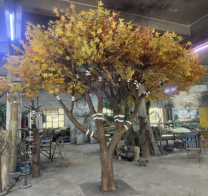 Artificial Big <strong>Maple</strong> <strong>Tree</strong> with Natural Wood Export Chinese Red <strong>Maple</strong> Leaf <strong>Tree</strong> Orange Yellow Artificial <strong>Tree</strong> - Product Image 2