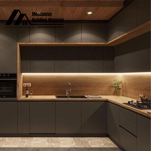 Avrupa Mutfak Dolabı Güzel Tasarlanmış Mutfak Dolapları PVC Levha Mutfak Dolapları ABD Avustralya - Product Image 5