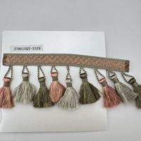 Nouveau Style français gland dentelle sangle fleur sangle largeur 65mm oreiller Table drapeau rideau bricolage accessoires décoratifs