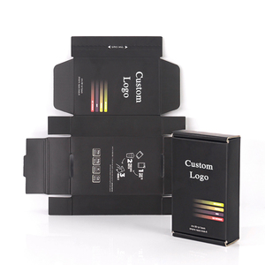 Usine personnalisée Zipper Mailer papier ondulé E <span class=keywords><strong>Commerce</strong></span> boîte d'expédition boîte d'emballage avec bande de déchirure - Product Image 1