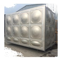 Tangki Air Stainless Steel 304 Tangki Penyimpanan Dilas untuk Pasokan Air