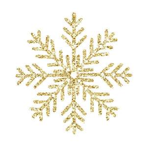 Copos de nieve Arreglo de árbol Colgante Guirnaldas elegantes Guirnaldas Copos de nieve Adornos Árbol colgante de metal plateado - Product Image 3