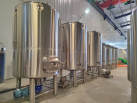 Cuve de Fermentation Ouverte SCOBY 2000L avec Pompe et Moteur – Récipient sous Pression de Haute Qualité pour la Brassage