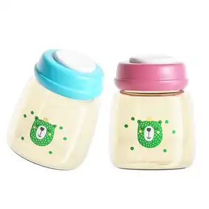 Food Grade Baby Milk Storage Bottle PPSU Material BPA-Free Silicon Manual Driven Printed Pattern for Baby Product