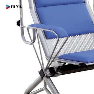 कारखाने की बिक्री प्रत्यक्ष अस्पताल फर्नीचर अस्पताल ट्रांसफ्यूजन चेयर 3-सीटर चमड़े की पंखा कुशन चेयर - Product Image 3