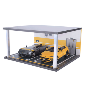 Caja de polvo acrílica de madera exquisita para exhibición de coche modelo Unisex <span class=keywords><strong>1</strong></span>:<span class=keywords><strong>18</strong></span> para garaje de estacionamiento - Product Image 5