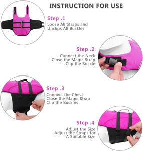 Sous-poil Imperméable Chiens Maillots De Bain Sécurité Sauveteurs <span class=keywords><strong>Gilet</strong></span> De <span class=keywords><strong>Requin</strong></span> Avec Poignée De <span class=keywords><strong>Sauvetage</strong></span> - Product Image 5