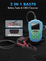 Outil de diagnostic automobile Test en un clic Scan du moteur Scanner OBD Démarrer la détection de la batterie Codes d'erreur clairs Opération facile