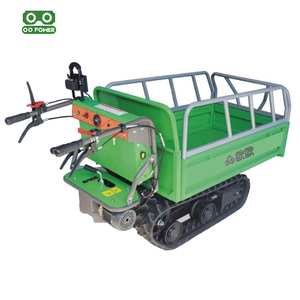 Mini dumper elettrico piccolo dell'azienda agricola con pedrail per il ribaltamento del rimorchio del trattore agricolo - Product Image 3