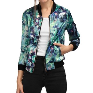 เสื้อแจ็กเก็ตนักบินของผู้หญิงผ้านิ่มสั่งได้ - Product Image 1