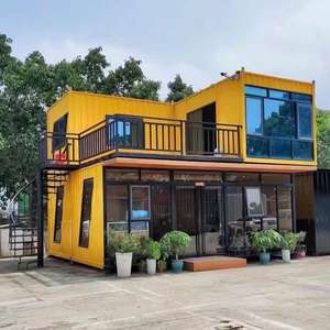 40-Fuß-Containerhaus, 2-stöckiges Containerhaus, L-förmiges Tiny Home mit Bad und Küche - Product Image 3