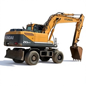 รถขุดล้อยางฮุนไดมือสอง รุ่น 210W-9 รถขุดมือสองราคาถูกขาย - Product Image 1