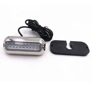 Blue 27LED Underwater Boat Marine Transom Lights 316 Stainless Steel Pontoon