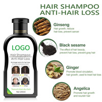 Shampoo anti-chute de cheveux Disaar Organisateur Hommes et femmes Shampooing naturel à la croissance du gingembre pour cheveux abîmés