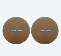 Faux tétons en silicone réutilisables pour femmes, sexy, avec piercing