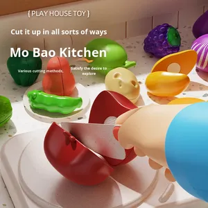 Ensemble de cuisine pour enfants personnalisé avec jouets de rangement pour la coupe de fruits et légumes simulés en plastique pour <span class=keywords><strong>Apple</strong></span> <span class=keywords><strong>Play</strong></span> & Learning - Product Image 4
