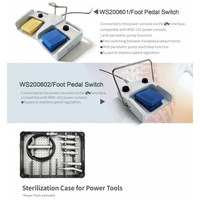 Système de perforateur micromoteur premium Well Trust 80000 tr/min pour craniotomie, neurochirurgie, orthopédie, colonne vertébrale, vétérinaire CE ISO
