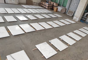 GOLDTOP OEM/ODM controsoffitti marmol cucina ristorante <span class=keywords><strong>tavolo</strong></span> da pranzo in <span class=keywords><strong>marmo</strong></span> piano <span class=keywords><strong>tavolo</strong></span> da pranzo in <span class=keywords><strong>marmo</strong></span> <span class=keywords><strong>bianco</strong></span> Clalacatta - Product Image 5