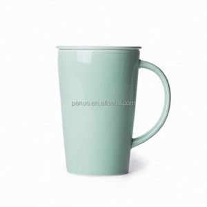 Custom Logo Porcelain Wholesale 400ML 13.5OZ <b>Tall</b> Ceramic <b>Mug</b> White Sublimation <b>Coffee</b> <b>Mug</b> with Handle - Product Image 5
