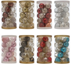 ลูกบอลประดับต้นคริสต์มาสแบบใสกันแตก ขนาด 5 ซม. สีทองวิบวับ จำนวน 25 ชิ้น สำหรับตกแต่งต้นคริสต์มาส - Product Image 4