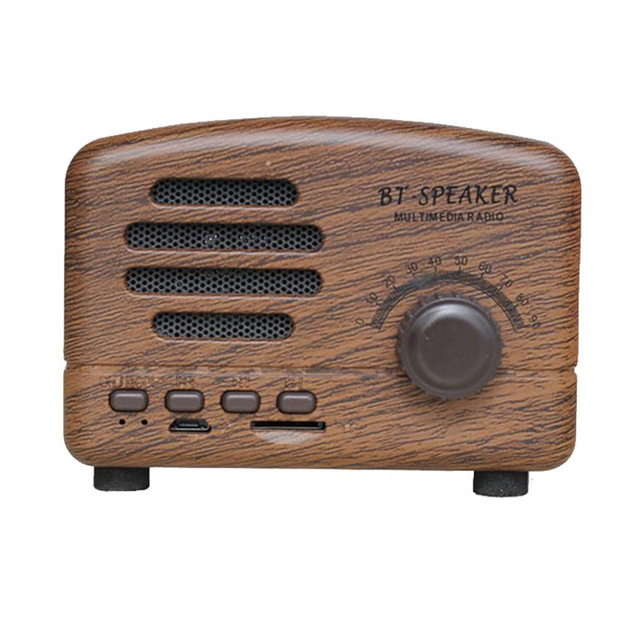 BT01 Retro Bluetooth Speaker Mini Portable Support TF Fm Radio Small Wireless Speakers