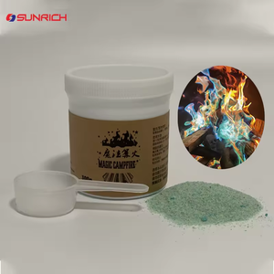 SUNRICH Korea Market Hot Item Mystical Coloured Flames Magic Fire Child-Resistant Cap Harmless Smokeless Multi-Color 45-60 Min