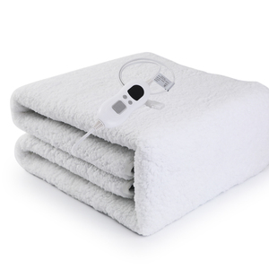 SPA Masaje <span class=keywords><strong>Cama</strong></span> Calefacción <span class=keywords><strong>Manta</strong></span> eléctrica Fleece Sherpa Lavable <span class=keywords><strong>Manta</strong></span> eléctrica con temporizador - Product Image 1