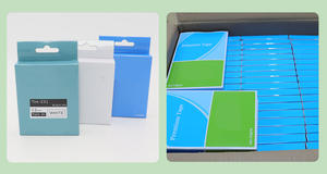 Ruban d'étiquettes compatible pour les étiquettes <span class=keywords><strong>DYMO</strong></span> LetraTag 91200, 12mm, noir sur blanc, pour les étiqueteuses <span class=keywords><strong>DYMO</strong></span> LetraTag - Product Image 3