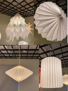 Lampe de plafond intérieure de style européen moderne, suspension en papier <span class=keywords><strong>origami</strong></span>, <span class=keywords><strong>abat</strong></span>-<span class=keywords><strong>jour</strong></span> pour hôtels et centres commerciaux - Product Image 3