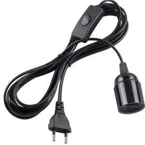 <strong>E27</strong> Lamp Base Bulb Holder Light <strong>Socket</strong> With Switch EU US UK <strong>Plug</strong> Lamp Holder Energy Saving LED Table Lamp <strong>Adapter</strong> <strong>Plug</strong> Switch - Product Image 5