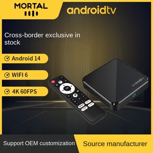 Nueva caja de <span class=keywords><strong>TV</strong></span> Mortal H728 de cuatro núcleos con red de 1000M para control remoto por voz <span class=keywords><strong>Bluetooth</strong></span> WiFi de doble banda compatible con resolución 4K - Product Image 2