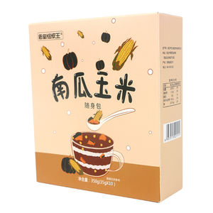 Doking Offre Spéciale petit emballage coffret cadeau instantané Poudre de grain de maïs citrouille pour le petit déjeuner l'heure du thé apaiser la faim - Product Image 2