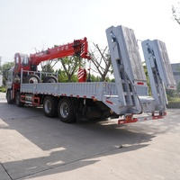 Grue montée sur camion Xinfeigong, 20 tonnes, flèche télescopique, hauteur de levage 25,6 m, avec moteur Isuzu pour projets de construction