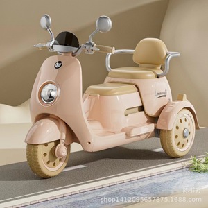 Electric Tricycle For Children Seated For Two Rechargeable Motorcycle 2-6 Years Old Kids Toy Car - Product Image 3