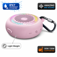 En gros, Enceinte sans fil puissante avec basses profondes, étanche IPX7, petite, portable, volume élevé, pour la douche et les voyages, OEM ODM